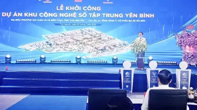 Phó Thủ tướng Hồ Quốc Dũng dự lễ khởi công Khu Công nghệ số Yên Bình tại Thái Nguyên