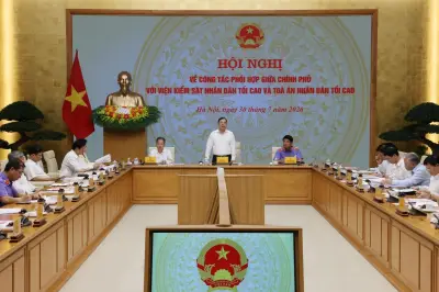 Phó Thủ tướng Phạm Gia Túc chủ trì hội nghị phối hợp ba cơ quan