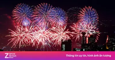 Pháo hoa rực sáng bầu trời New York mừng 250 năm Quốc khánh Mỹ