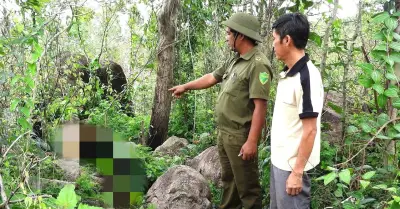 Phát hiện bộ xương người trên đồi đá, hiện trường từng xảy ra cháy