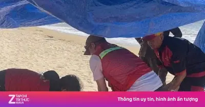 Phát hiện thi thể người nước ngoài trôi dạt tại bãi biển Đà Nẵng