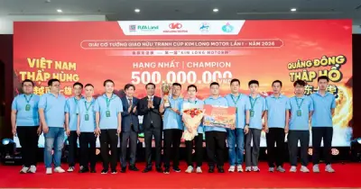 Quảng Đông Thập Hổ vô địch giải cờ tướng giao hữu Kim Long Motor 2026