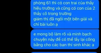 Sở GD-ĐT Quảng Trị họp khẩn xác minh tiêu cực tại điểm thi THPT Lê Trực
