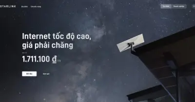 Starlink công bố giá cước tại Việt Nam: từ 1,7 triệu/tháng, thiết bị hơn 10 triệu
