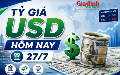Tỷ giá USD hôm nay 27/7: Đô la Mỹ chợ đen bán ra 26.403 đồng