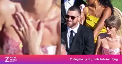 Taylor Swift khoe nhẫn cưới kim cương khổng lồ sau đám cưới bí mật