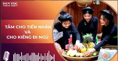 Tục tắm cho tiền nhân và chó kiêng đi ngủ của người Tày