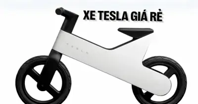 Tesla ra mắt xe đạp thăng bằng cho trẻ em giá chưa đến 6 triệu