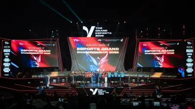 The Grand Esports Gala 2026 khép lại với màn trình diễn công nghệ và vinh danh nhà vô địch