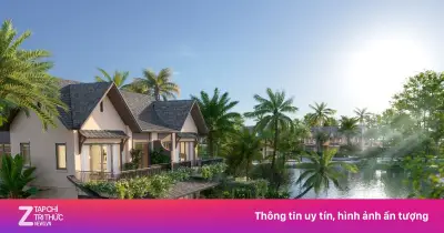 The Palm Island: Biệt thự đảo phong cách trẻ trung tại Nghệ An