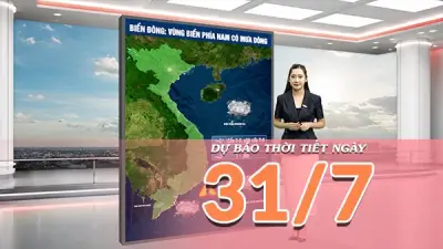 Thời tiết hôm nay: Bắc Bộ hửng nắng, Trung Bộ và Nam Bộ mưa dông