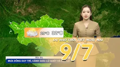 Thời tiết hôm nay: Bắc Bộ mưa to, Trung Bộ nắng nóng trở lại
