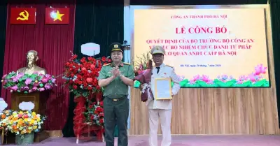 Thượng tá Hoa Việt Thắng được bổ nhiệm Phó Thủ trưởng Cơ quan An ninh điều tra Hà Nội