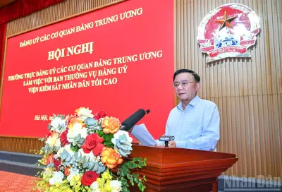 Thường trực Ban Bí thư làm việc với Đảng ủy Viện Kiểm sát tối cao