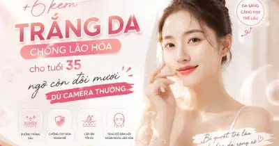 Top 6 kem trắng da chống lão hóa cho tuổi 35 giúp da căng bóng