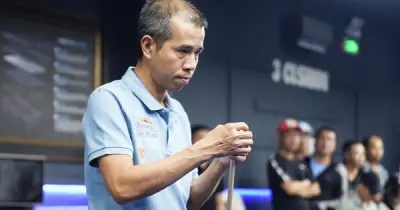 Trần Quyết Chiến gặp Sameh Sidhom tại World Cup billiards Porto 2026