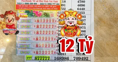 Trúng 12 tỉ xổ số miền Nam với dãy số 877777, người phụ nữ Vĩnh Long nhận tiền mặt