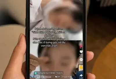 Trường Đại học Y Hà Nội lên tiếng vụ sinh viên đe dọa lấy trật tự bệnh nhân
