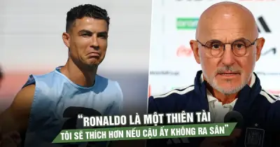 Tây Ban Nha quyết đòi nợ Bồ Đào Nha, HLV De la Fuente ước Ronaldo không ra sân