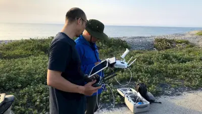 UAV cỡ nhỏ giám sát hệ sinh thái ven biển Hải Phòng hiệu quả