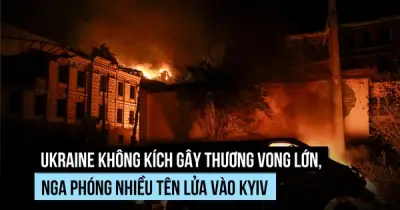Ukraine không kích gây thương vong lớn, Nga phóng 125 UAV và 41 tên lửa vào Kyiv