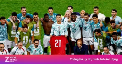 Video khoảnh khắc xúc động của Ronaldo và các cầu thủ Bồ Đào Nha