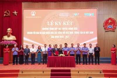 Viện Kiểm sát tối cao ký kết hợp tác truyền thông với ba cơ quan báo chí chủ lực