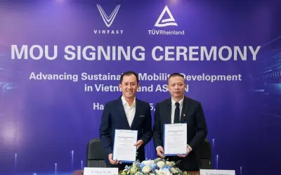 VinFast ký kết hợp tác chiến lược với TÜV Rheinland về thử nghiệm xe điện