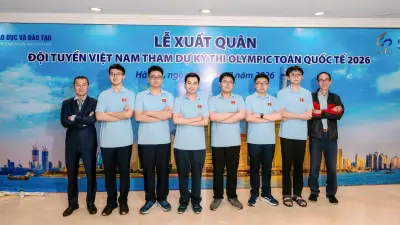 Việt Nam giành 6 huy chương Olympic Toán quốc tế 2026, xếp thứ 5 thế giới