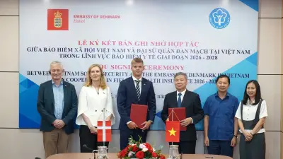 Việt Nam và Đan Mạch ký kết hợp tác bảo hiểm y tế giai đoạn 2026-2028