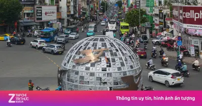 Vòng xoay Lăng Cha Cả khoác áo mới với biểu tượng chim Lạc