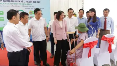 Xã Xuân Mai ra mắt mô hình phục hồi chức năng cho người khuyết tật