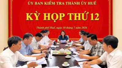 Ủy ban Kiểm tra Thành ủy Huế kỷ luật Đảng ủy Ban Quản lý dự án và nhiều đảng viên