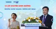 10 nguyên tắc dinh dưỡng giúp khỏe mạnh trong kỷ nguyên mới