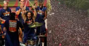 2 triệu CĐV nhuộm đỏ Madrid chào đón Tây Ban Nha rước cúp vàng World Cup