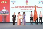 25 năm Nhà xuất bản Thông tấn: Sách bằng tư duy báo chí, trách nhiệm chính trị