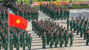 Anh huấn luyện quân ở đơn vị ba lần nhận danh hiệu Anh hùng LLVTND