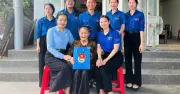 Bữa cơm ấm áp của người trẻ bên Mẹ Việt Nam anh hùng tại Hà Tĩnh