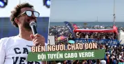 Biển người chào đón đội tuyển Cabo Verde sau World Cup lịch sử