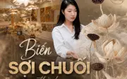 Biến thân chuối thành tác phẩm nghệ thuật: Hành trình tái sinh từ phụ phẩm nông nghiệp