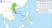 Bão số 1 giật cấp 11, cách Quảng Ninh 380 km, di chuyển chậm