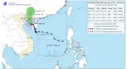 Bão số 1 đổi hướng, cách đặc khu Bạch Long Vĩ khoảng 70 km