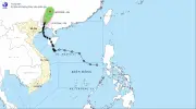 Bão số 1 suy yếu thành áp thấp nhiệt đới, sau thành vùng áp thấp