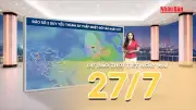 Bão số 2 suy yếu thành áp thấp, thời tiết Bắc Bộ ngày nắng oi