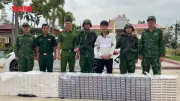 Bắt giữ ô tô vận chuyển gần 4.000 bao thuốc lá lậu tại Tây Ninh