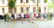 Bắt tạm giam 21 đối tượng đánh bạc bằng hình thức đá gà tại Lạng Sơn