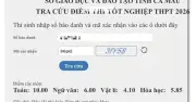 Cà Mau: Tài khoản ẩn danh tố thí sinh dùng điện thoại trong thi tốt nghiệp