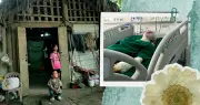 Cha bỏng nặng, hai con thơ ngày ngày đứng trước cửa đợi bố