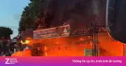 Cháy lớn tại nhà hàng Hồng Kông quán ở Hòa Lạc, Hà Nội