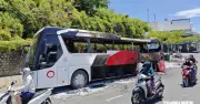 Cháy xe khách ở Nha Trang sau tiếng nổ lớn, không thiệt hại về người